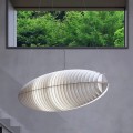 Tar Zeppelin Round White lampa wisząca