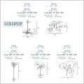 Maxlight rodzina lamp Lollipop