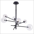 czarna lampa wisząca wysokość 80 cm Maxlight Lollipop P0395