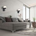 czarno białe kinkiety do salonuy Maxlight Dallas W0255