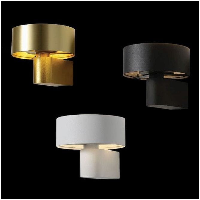 minimalistyczne kinkiety LED w trzech kolorach Elkim Braket