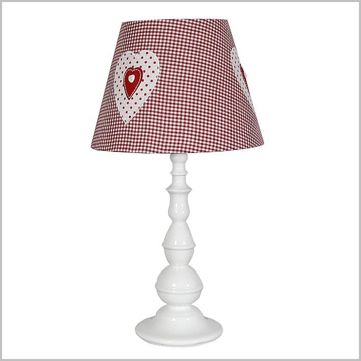 romantyczna lampa nocna do pokoju dziewczynki Candellux Sweet 41-64189