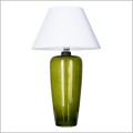 lampa szklana z białym stożkowym abażurem 4concepts Bilbao Green 
 L019811215