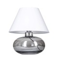 lampa z podstawą z czarnego transparentnego szkła 4concepts Bergen Black L007252111