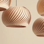 Nature Dark drewniana lampa wisząca 1xE27 Aldex