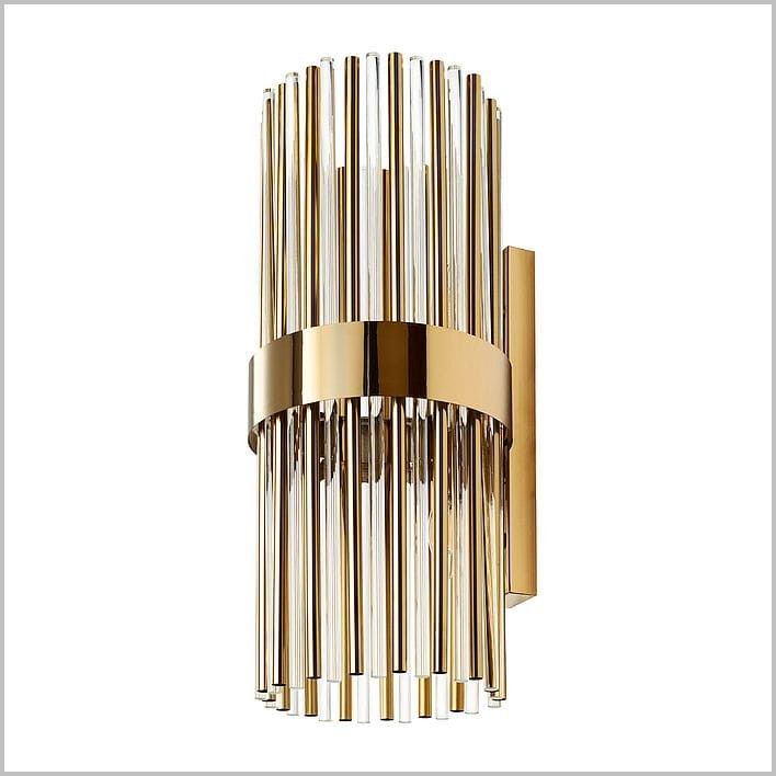 kinkiet w stylu złoty glamour Step into design Lago DW919