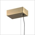 asymetryczna złota lampa wisząca do salonu Amore Step into Design ST-8869P-L