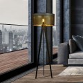 nowoczesna lampa podłogowa Emibig Aaston Black-Gold 1148 LP1