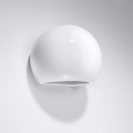 kinkiet ceramiczny biały połysk Sollux Globe SL.1026