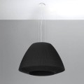 duża czarna lampa wisząca Bella 60 Sollux SL.0734