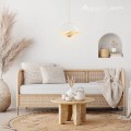 PIAVA 8443 elegancka lampa wisząca z kloszem ze szkła marmurkowego Argon
