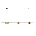 listwa wisząca z 7 reflektorami Genesis Black Gold Milagro ML0372