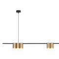 czarno złota lampa wisząca Genesis Black Gold Milagro ML0372