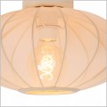 lampa sufitowa z beżowej elastycznej siateczki Lucide Corina 03147/40/38