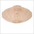 lampa sufitowa z beżowej elastycznej siateczki Lucide Corina 03147/40/38