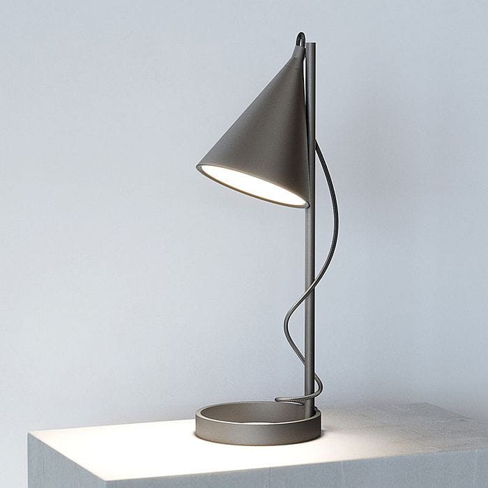 minimalistyczna lampa biurkowa LED 582lm Cleoni Rim LA39/B1/116
