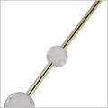 magiczne kryształowe kule Vaku lampa wisząca LED  LightPrestige  LP-719/2P GD