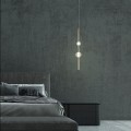 elegancka lampa wisząca LED do sypialni Vaku LightPrestige  LP-719/2P GD