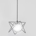 lampa wisząca z białym kloszem Alfa Sagito Trak 60753
