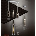 Reality lampki stojące Bottle satyna ze szkła w kolorze smokey