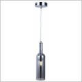 lampa stołowa z barwionego szkła w kolorze dymionym Reality Bottle Smoky 332801-02