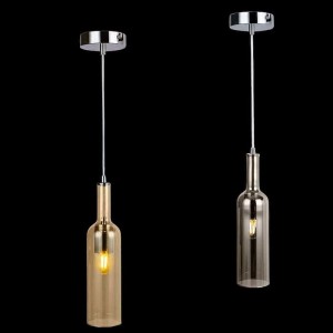 BOTTLE lampa wisząca w kształcie butelki 1xE27 Reality