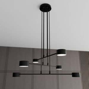 Modus minimalistyczna nowoczesna lampa wisząca 6xGX53 Emibig
