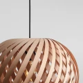 ażurowy abażur z forniru drewnianego lampa  Aldex Nature Cros M