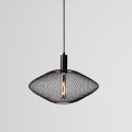 czarna metalowa lampa wisząca Mesh Lucide  21423/45/30