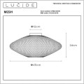 plafon Mesh Lucide 45 cm 1xE27