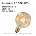 Lucide 80104/06/62 żarówka LED STRIPED