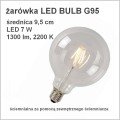 Lucide 49087/07/60 żarówka BULB G95