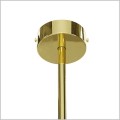 złote podsufitka lampy Jupiter Moka 1962