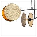 dekoracyjna złota lampa wisząca 4 x E14 Emibig MOTIF 4 GOLD 1326/4