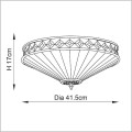 plafon 41 cm Tiffany Fargo 64145 Interiors