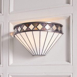 Tiffany Fargo kinkiet cm lampa witrażowa Interiors