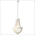 biała lampa wisząca w stylu romantycznym Liba Brilliant 93726-05
