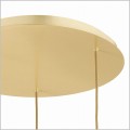 mosiężna podsufitka 45 cm lampy Argon Paloma 3