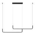 minimalistyczna lampa wisząca LED Malawi LP-1015/2P Light Prestige