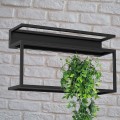 podświetlana czarna półka na kwiaty i zioła Shelf 295 Luminex