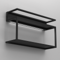 czarna stalowa półka z dekoracyjnym podświetleniem LED Shelf 295 Luminex