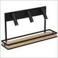 półka z oświetleniem Shelf black/natural wood Luminex 345