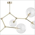 designerska złoto szklane lampa sufitowa Fairy Gold 6 TKlighting  3532