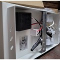 biały kinkiet LED z własnym przełącznikiem Candellux Compact 21-76052