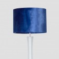 welurowy abażur szklana lampa podłogowa 4concepts Siena Blue Matt L235320368