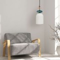 biała lampa wisząca do salonu 1xE27 TROPEA Light Prestige LP-2004-1P/M WH