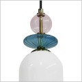 biała lampa wisząca do salonu 1xE27 TROPEA Light Prestige LP-2004-1P/M WH