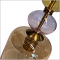 lampa wisząca z bursztynowego szkła 1xE27 TROPEA Light Prestige LP-2004-1P/M S-AM