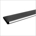 czarna oprawa liniowa LED 120cm Slim DomenoLED