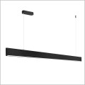 Slim czarna oprawa liniowa LED 120cm DomenoLED DDXZ001